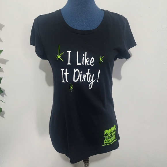 I Like It Dirty Martini Scoop Neck T Shirt - Picture 1 of 9
